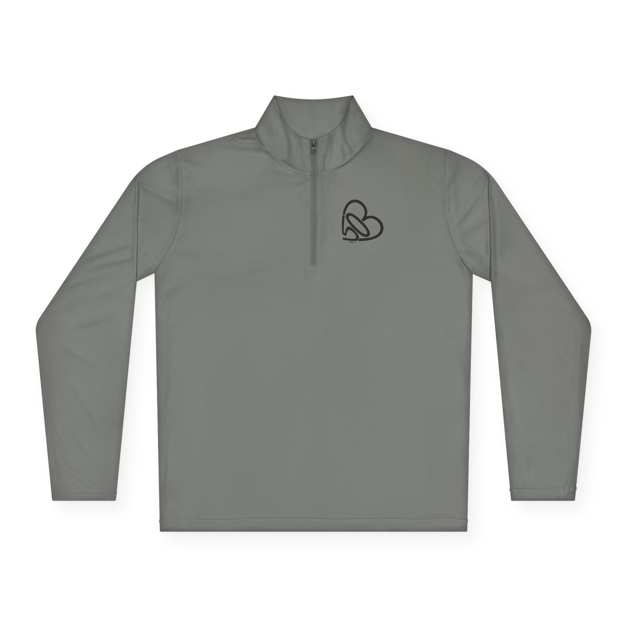 Unisex 503heart Quarter-Zip Pullover — Portland Love Pullover — Tilt