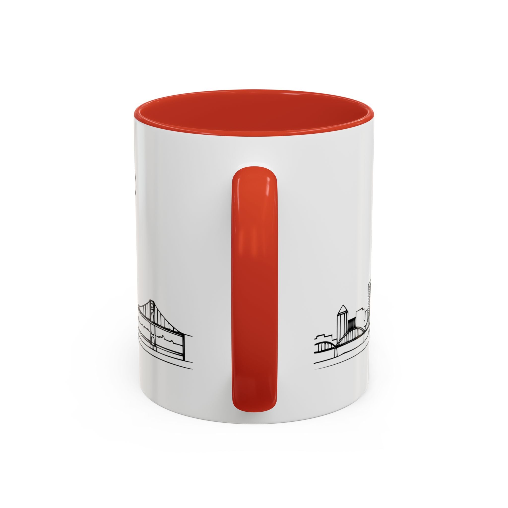 Portland City Skyline Coffee Mug — Minimalist Mug — Tilt
