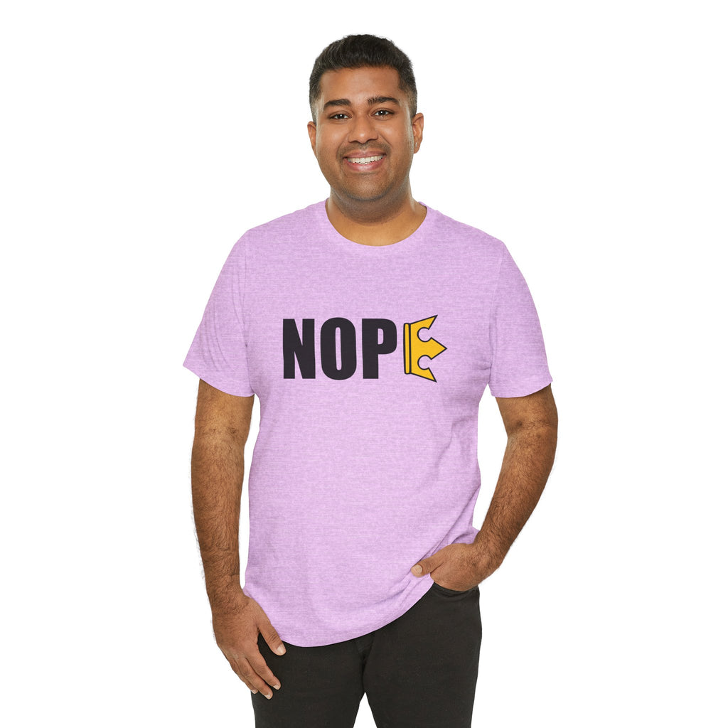 Unisex "NOPE" + 503heart — Portland No Kings Protest Tee — Tilt Back