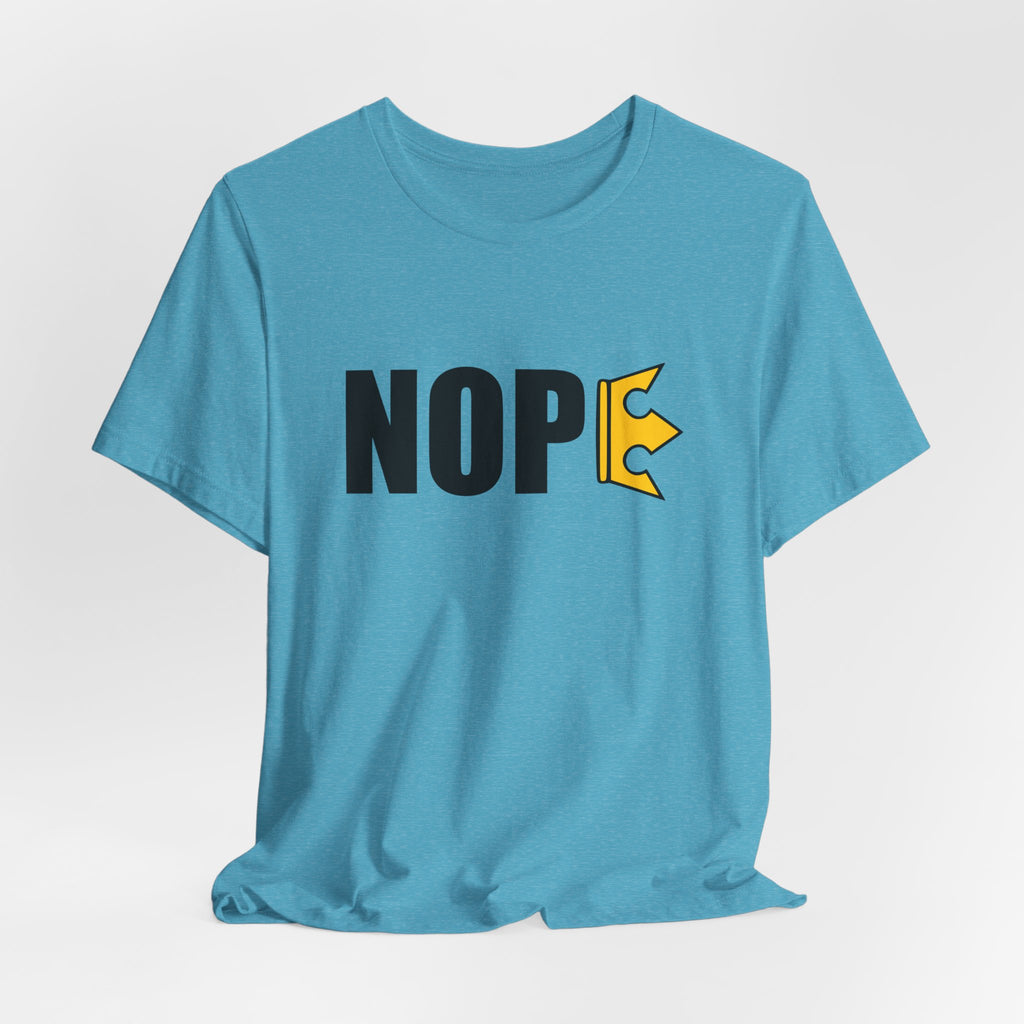 Unisex "NOPE" + 503heart — Portland No Kings Protest Tee — Tilt Back