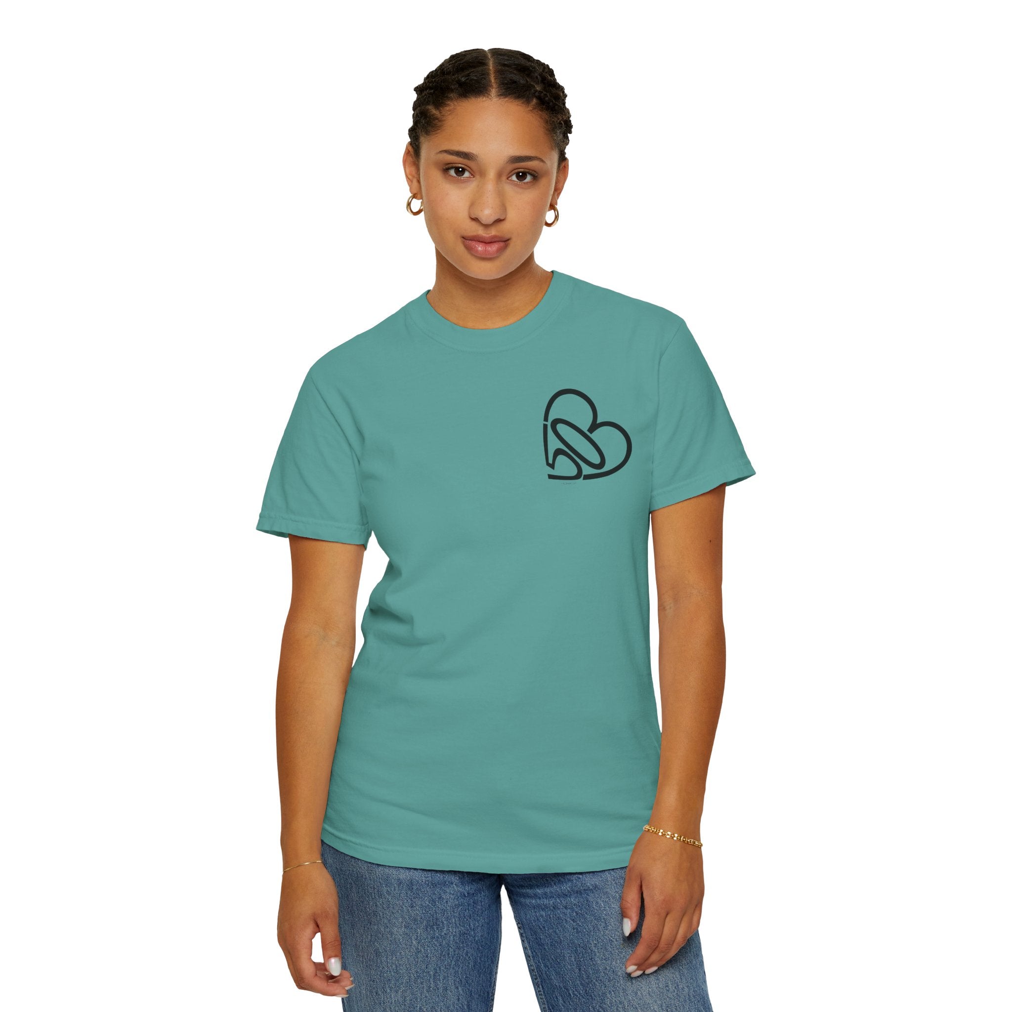 Unisex 503heart T-Shirt — Portland Love Tee — Tilt