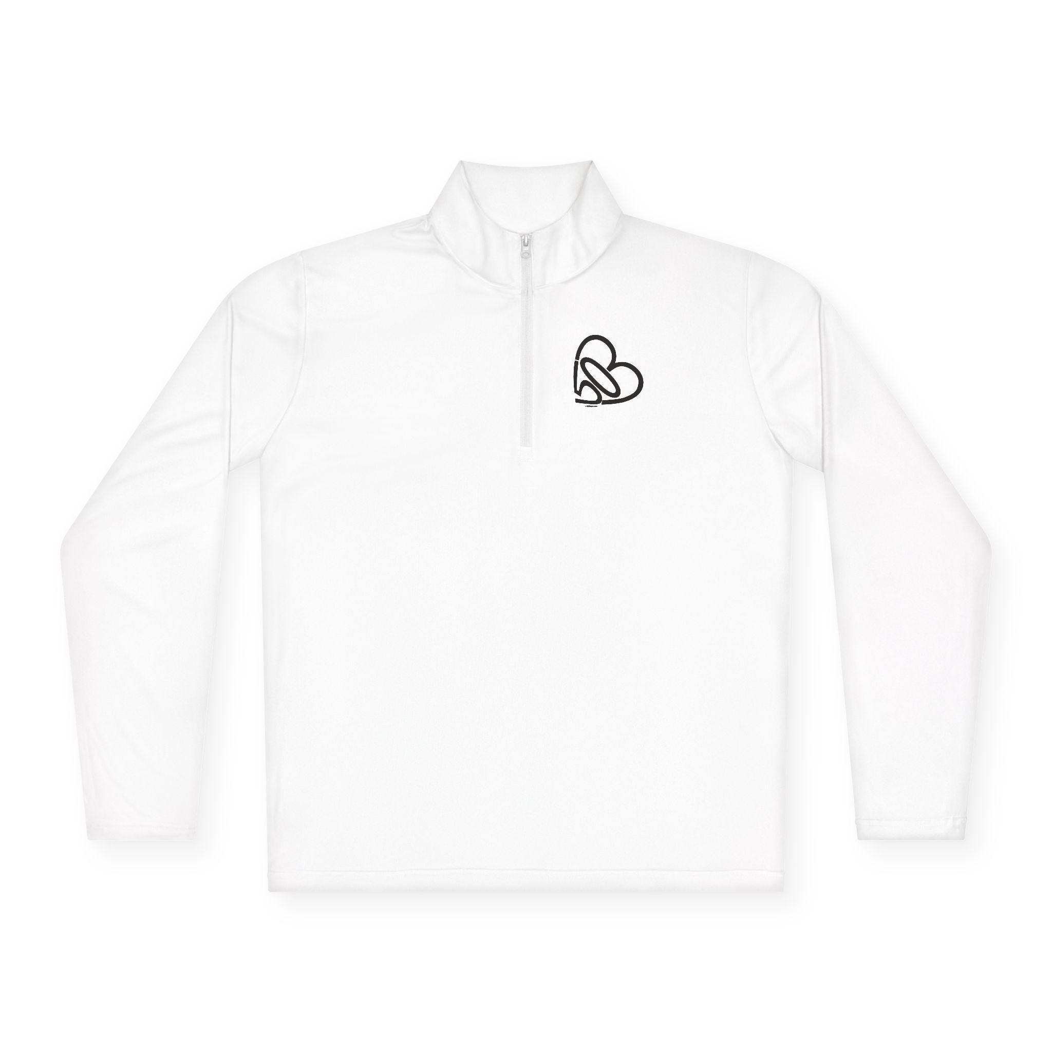 Unisex 503heart Quarter-Zip Pullover — Portland Love Pullover — Tilt