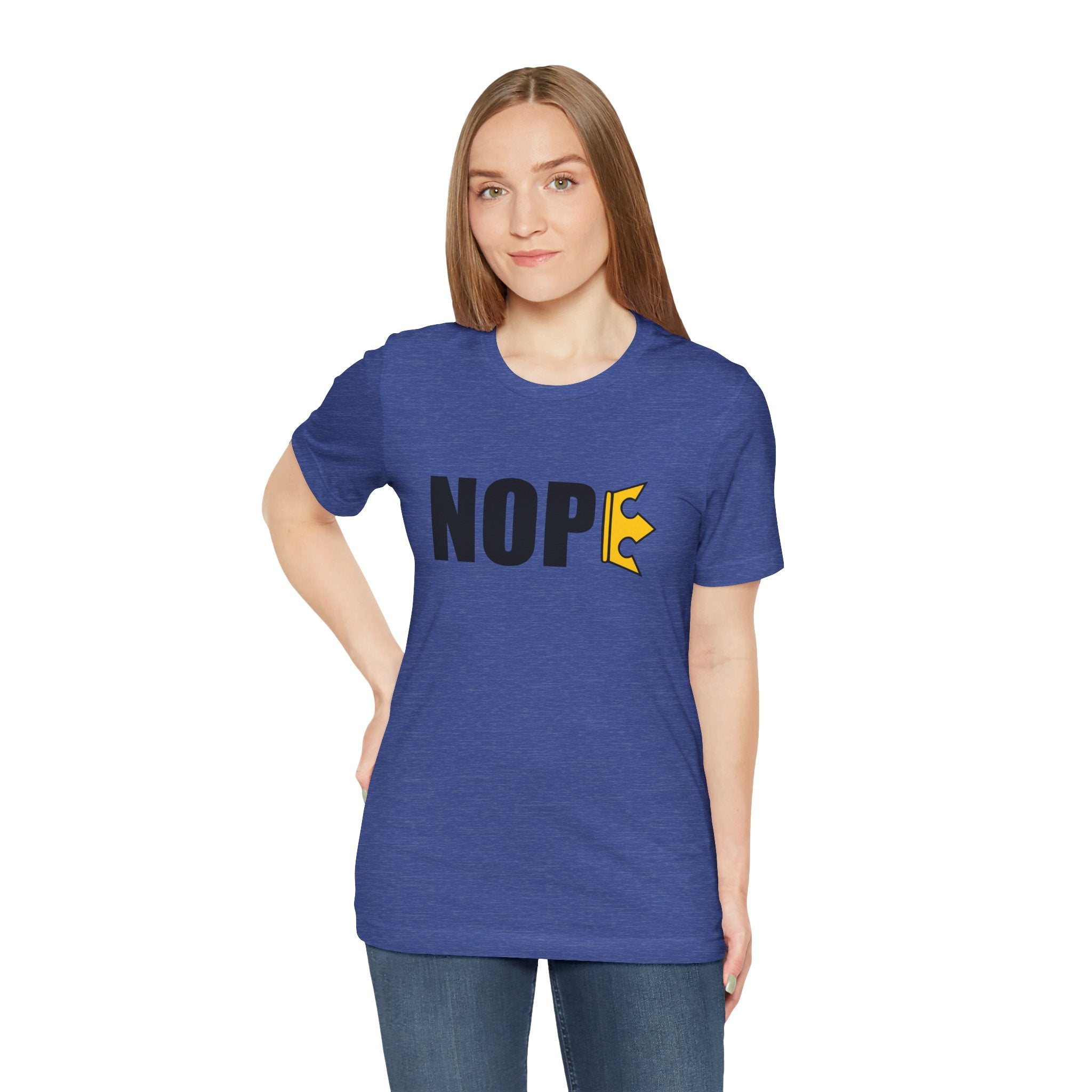Unisex "NOPE" + 503heart — Portland No Kings Protest Tee — Tilt Back