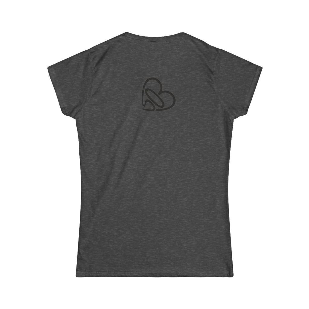 Women's Squatch Tee with 503heart — Soft Ringspun Cotton Portland Squatch Shirt — Tilt Back