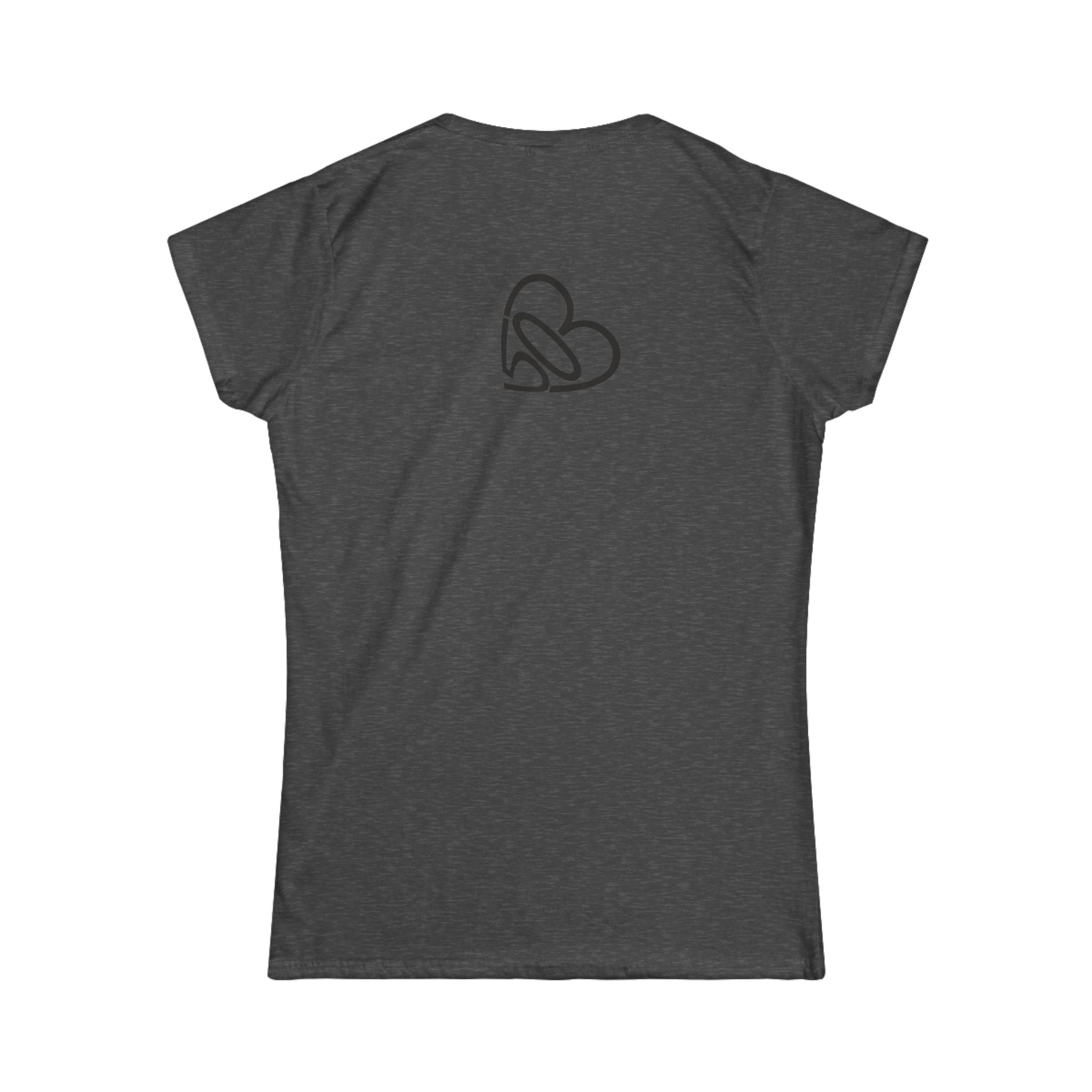 Women's Squatch Tee with 503heart — Soft Ringspun Cotton Portland Squatch Shirt — Tilt Back