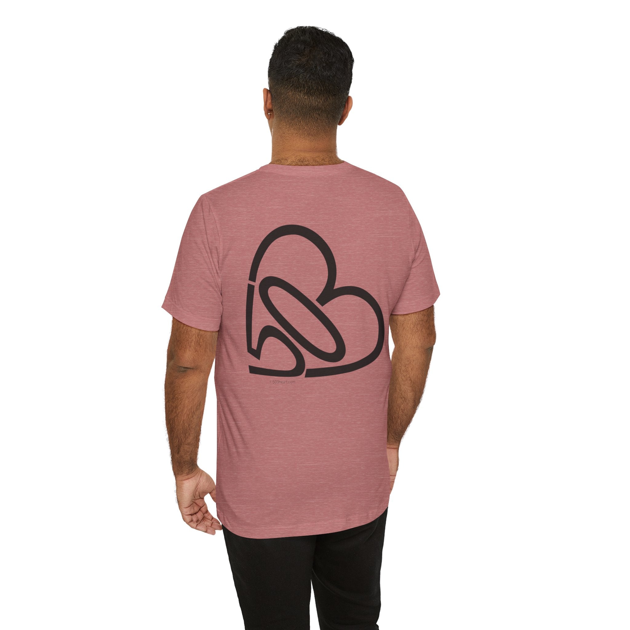Unisex "NOPE" + 503heart — Portland No Kings Protest Tee — Tilt Back