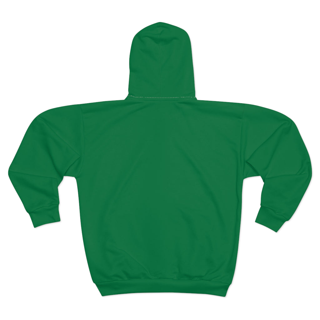 Unisex Portland Skyline + 503heart  Zip Hoodie — Minimal Skyline Design — Tilt
