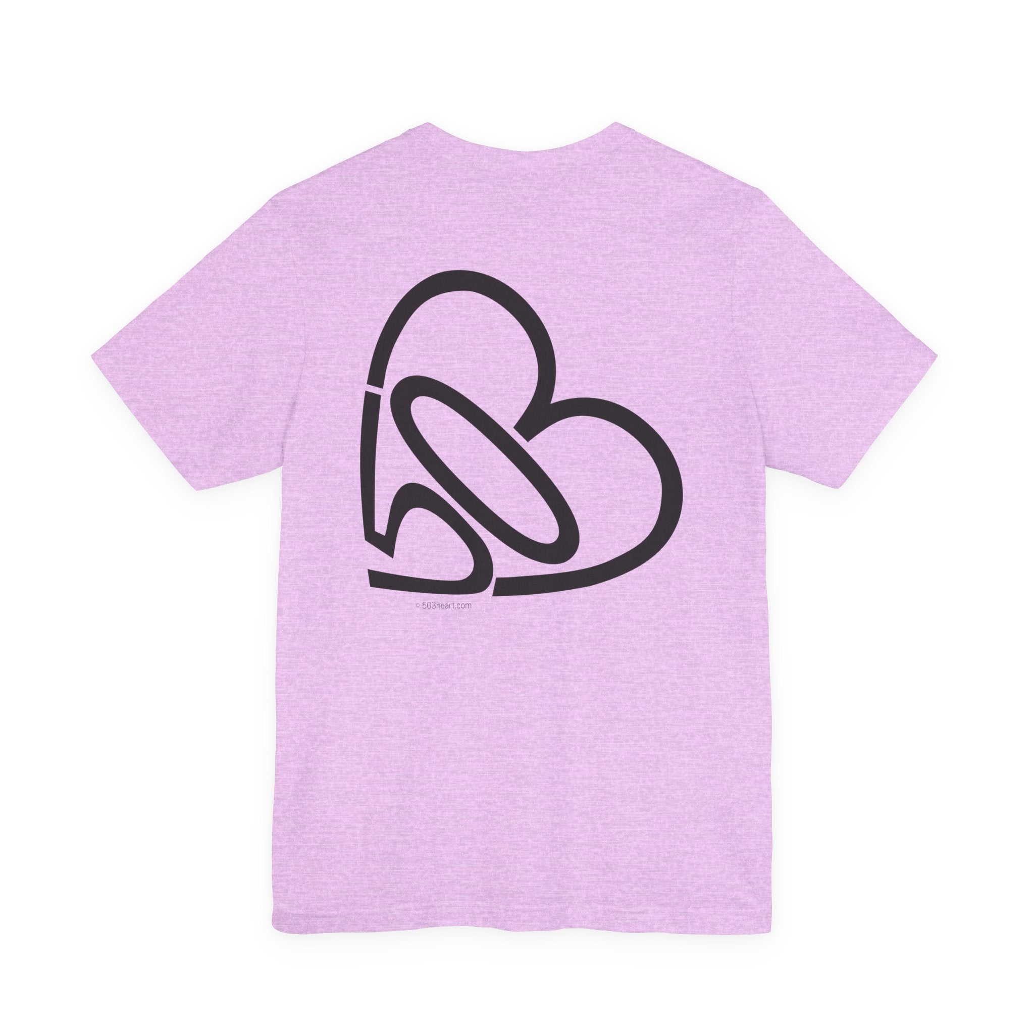 Unisex "NOPE" + 503heart — Portland No Kings Protest Tee — Tilt Back