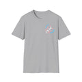 Unisex Trans Pride 503heart T-Shirt — Trans Flag Tee— Tilt