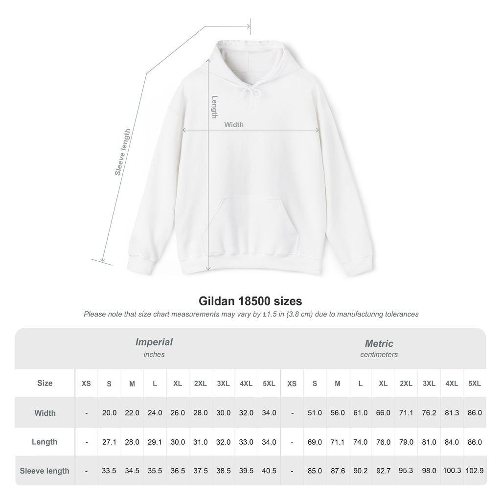 Unisex RESIST + 503heart Hoodie — Solidarity & Love PDX Pullover — Full Back