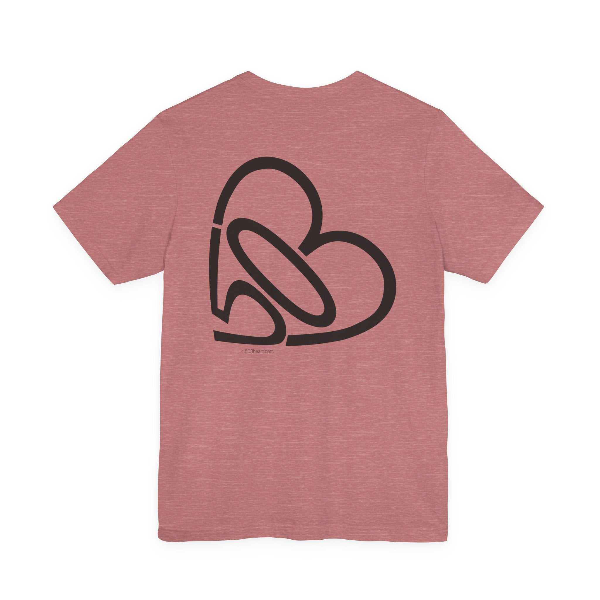 Unisex "NOPE" + 503heart — Portland No Kings Protest Tee — Tilt Back