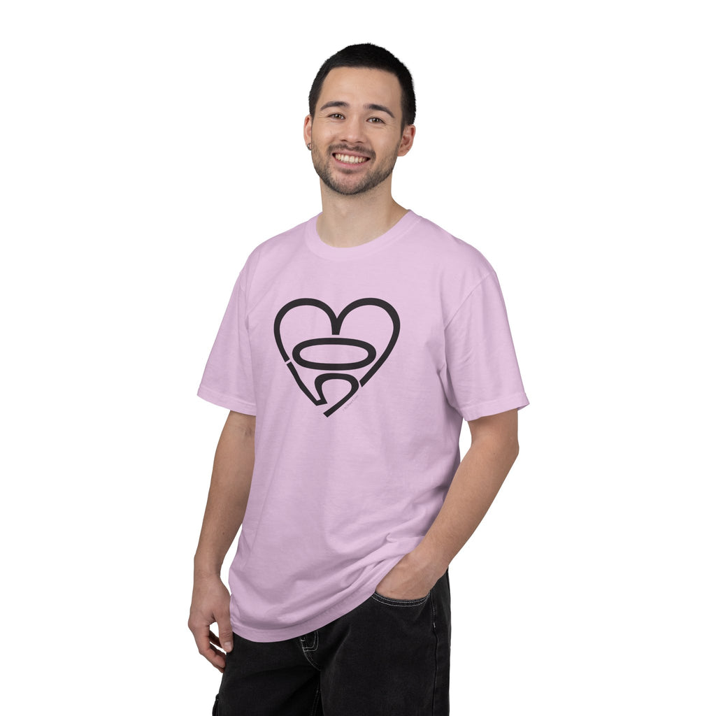 Unisex 503heart T-Shirt — Garment-Dyed Portland Love Tee — Full
