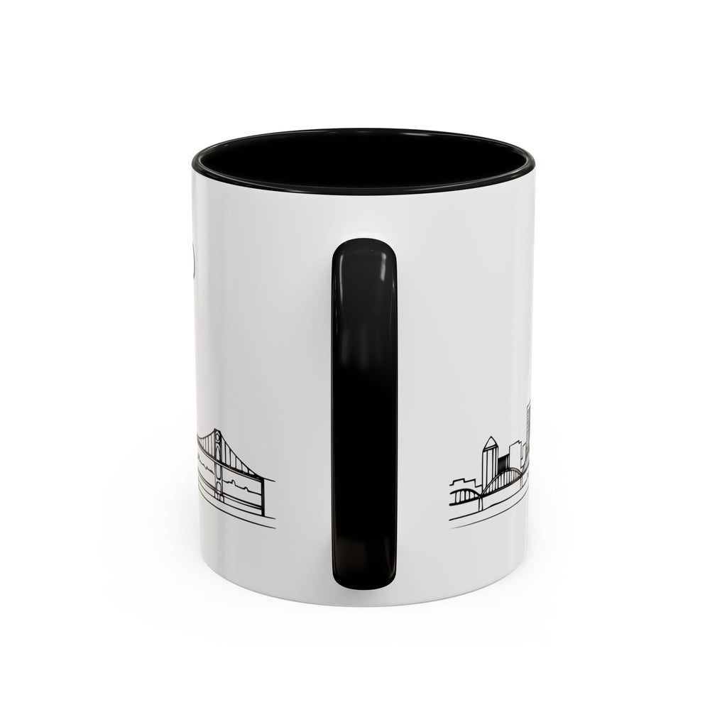 Portland City Skyline Coffee Mug — Minimalist Mug — Tilt