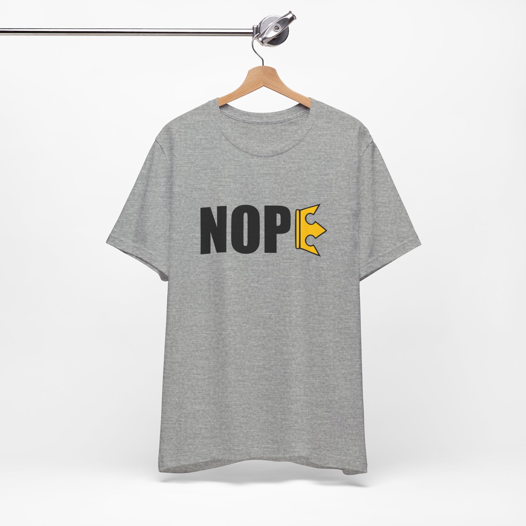 Unisex "NOPE" + 503heart — Portland No Kings Protest Tee — Tilt Back