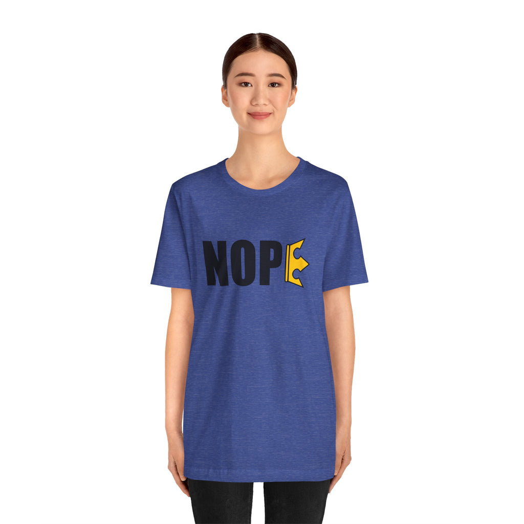 Unisex "NOPE" + 503heart — Portland No Kings Protest Tee — Tilt Back