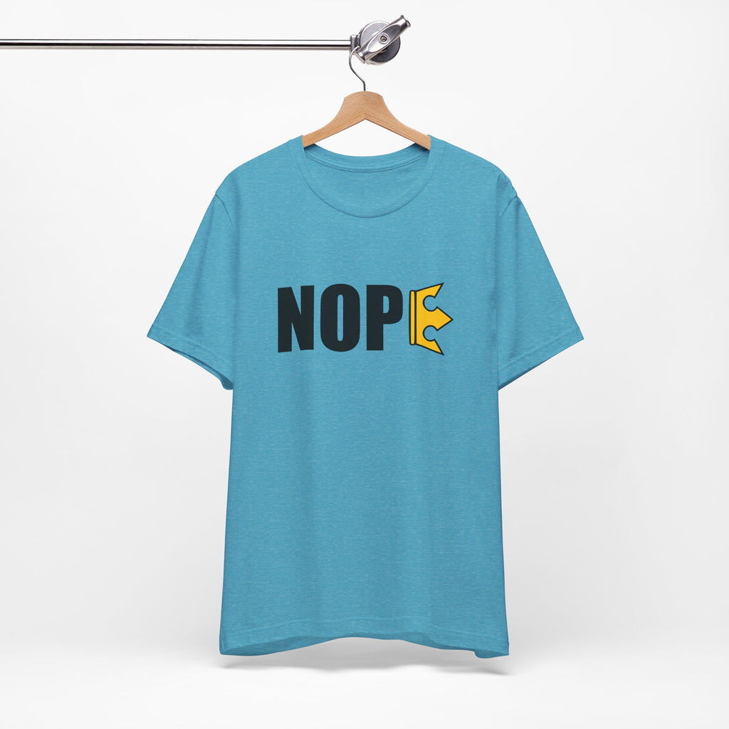 Unisex "NOPE" + 503heart — Portland No Kings Protest Tee — Tilt Back