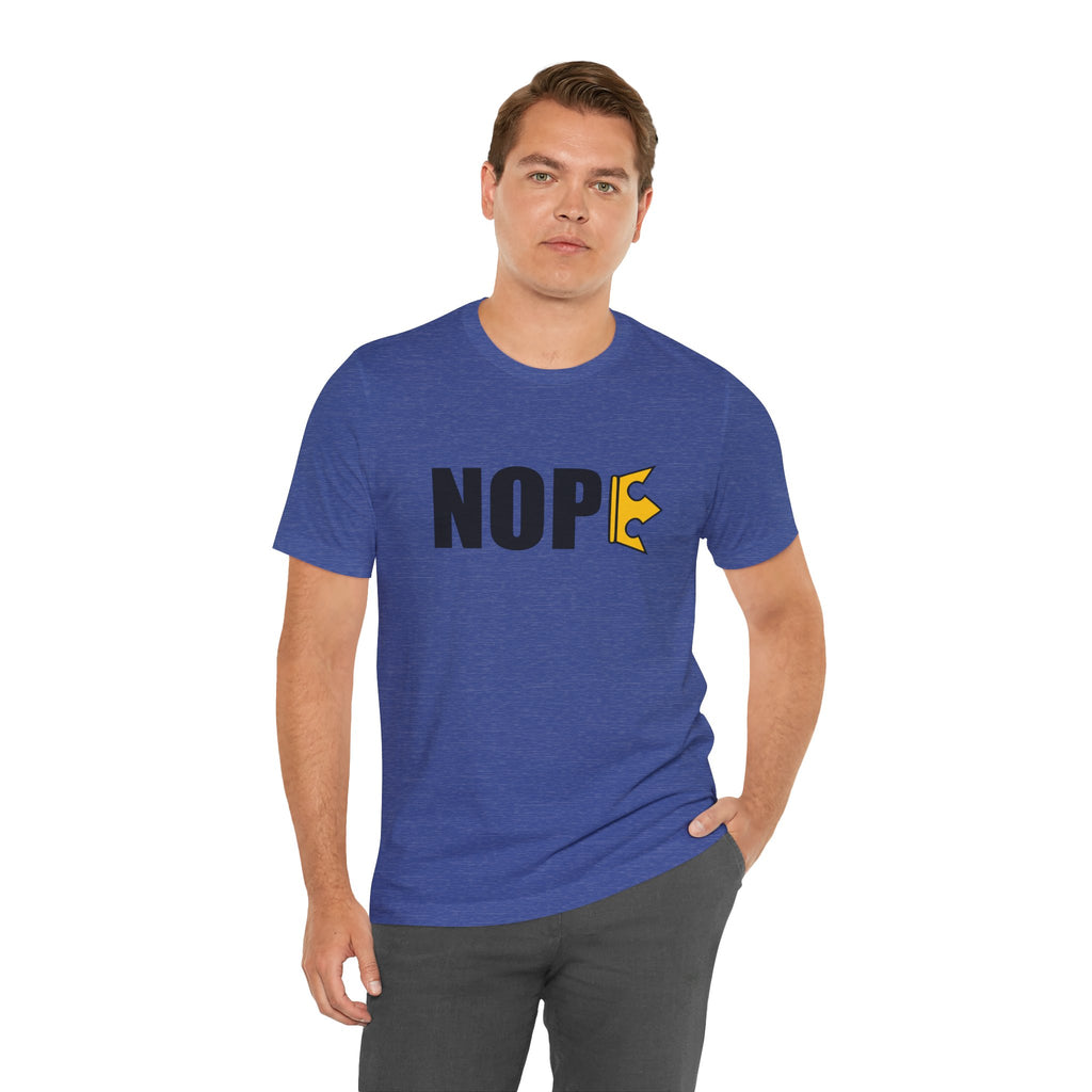 Unisex "NOPE" + 503heart — Portland No Kings Protest Tee — Tilt Back