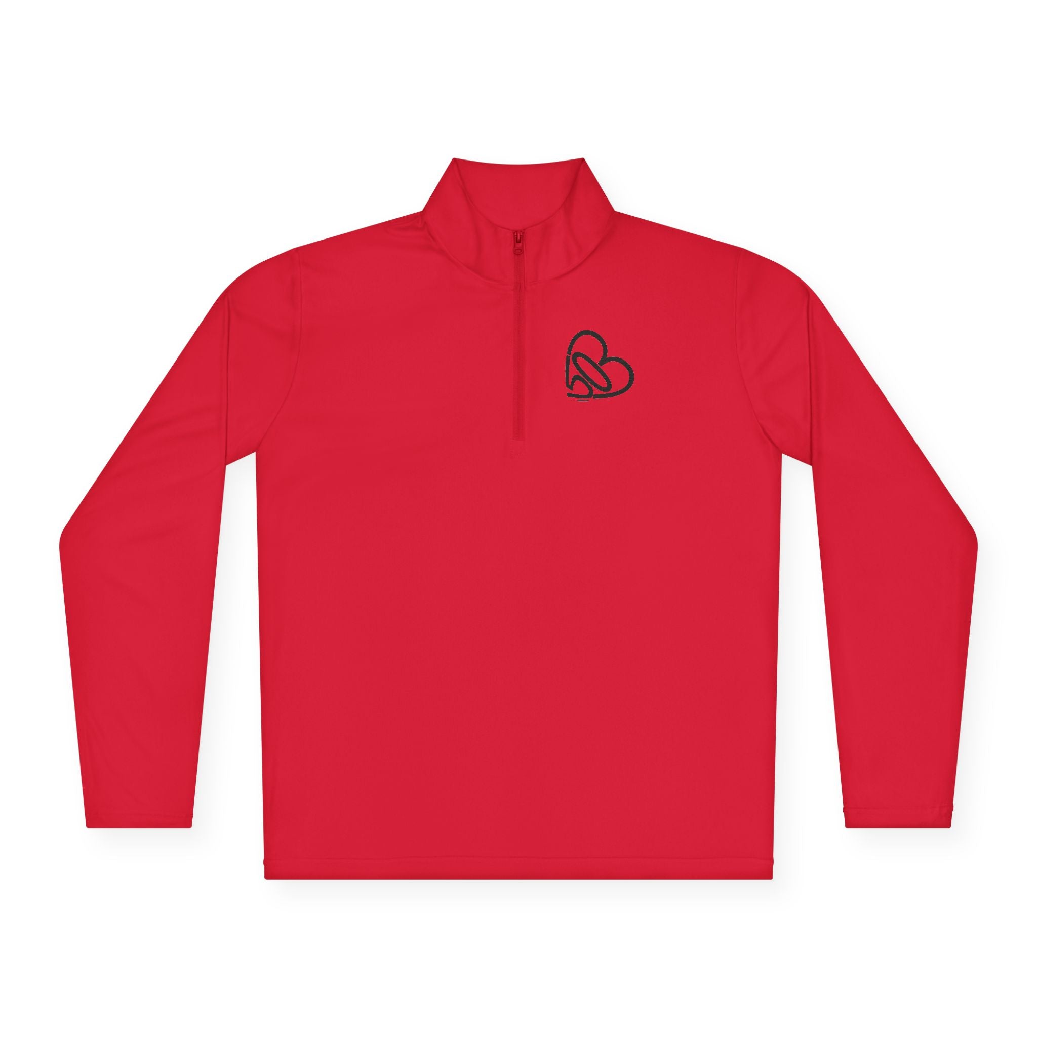 Unisex 503heart Quarter-Zip Pullover — Portland Love Pullover — Tilt