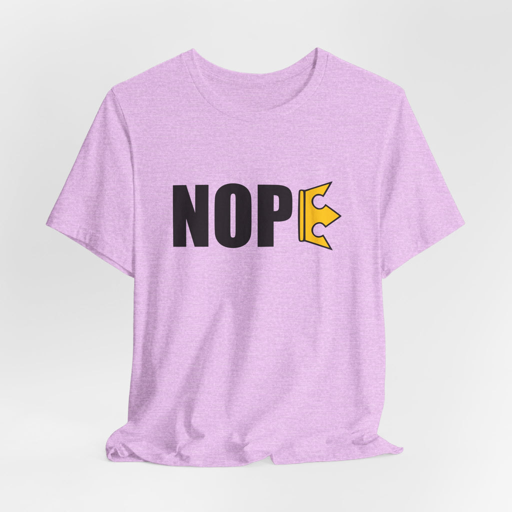 Unisex "NOPE" + 503heart — Portland No Kings Protest Tee — Tilt Back