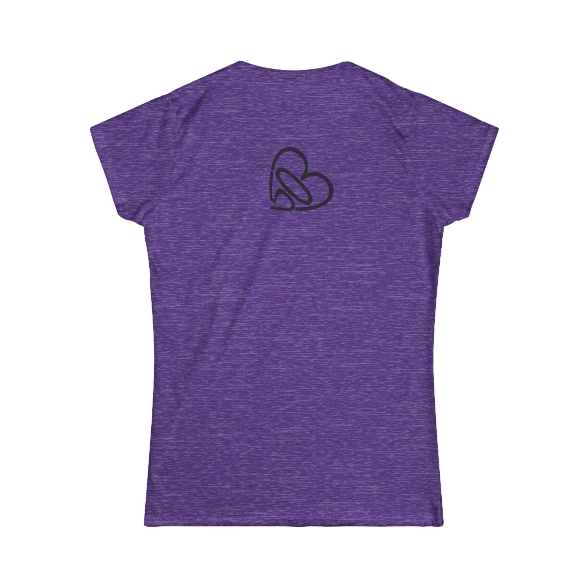 Women's Squatch Tee with 503heart — Soft Ringspun Cotton Portland Squatch Shirt — Tilt Back