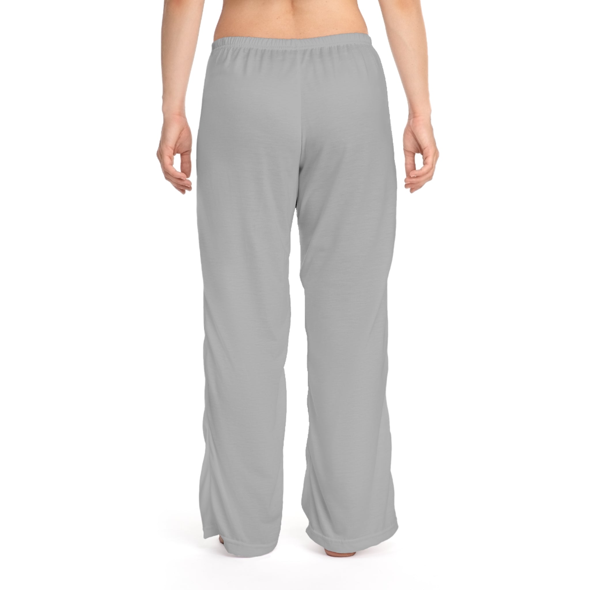 Women's 503heart Pajama Pants — Gray Lounge Sleep Pants with Heart Accent — Tilt