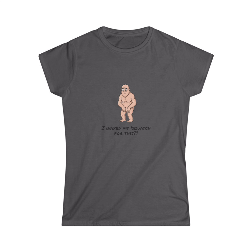 Women's Squatch Tee with 503heart — Soft Ringspun Cotton Portland Squatch Shirt — Tilt Back