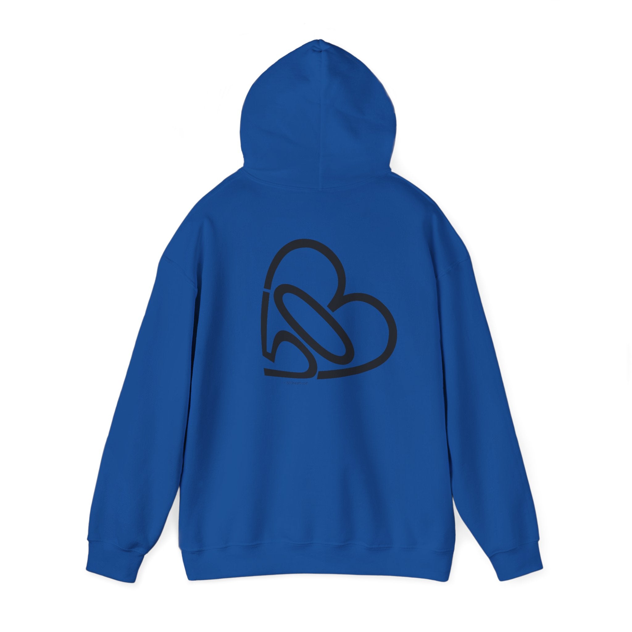 Unisex RESIST + 503heart Hoodie — Solidarity & Love PDX Pullover — Full Back