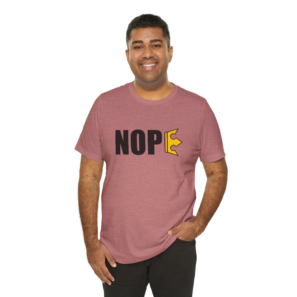 Unisex "NOPE" + 503heart — Portland No Kings Protest Tee — Tilt Back