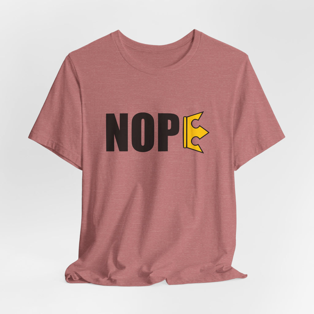 Unisex "NOPE" + 503heart — Portland No Kings Protest Tee — Tilt Back