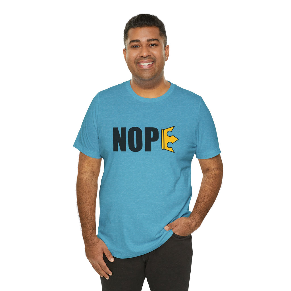 Unisex "NOPE" + 503heart — Portland No Kings Protest Tee — Tilt Back