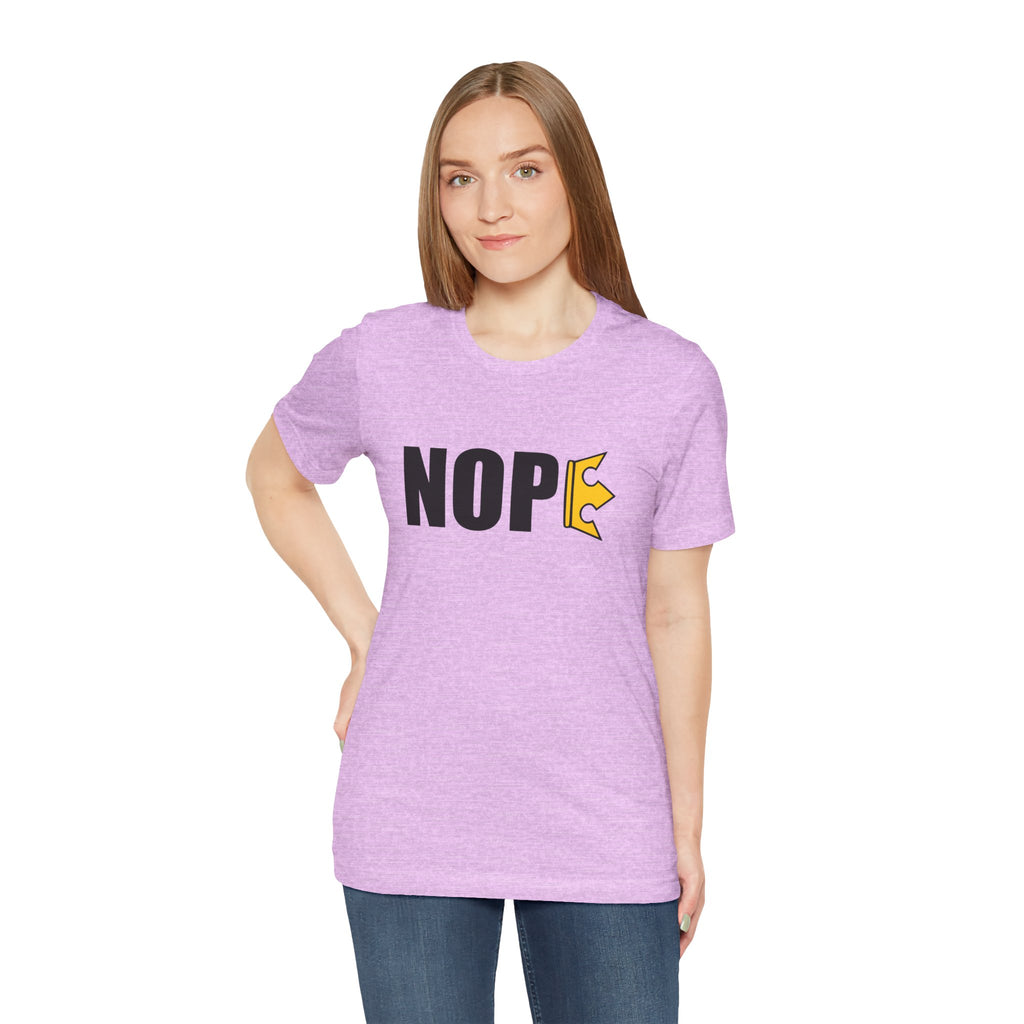 Unisex "NOPE" + 503heart — Portland No Kings Protest Tee — Tilt Back