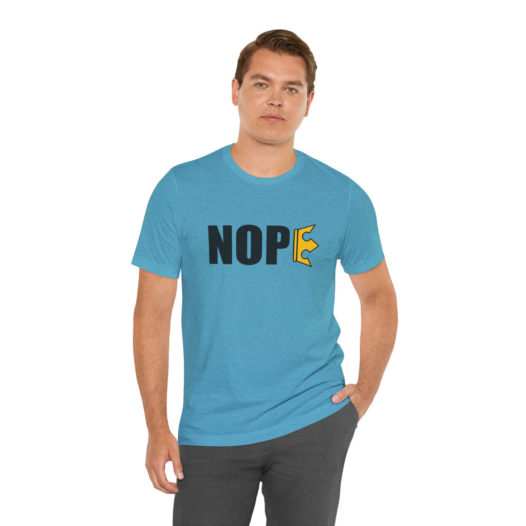 Unisex "NOPE" + 503heart — Portland No Kings Protest Tee — Tilt Back