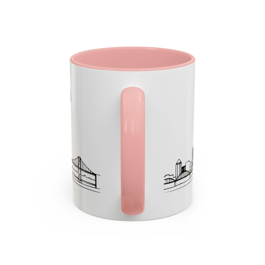 Portland City Skyline Coffee Mug — Minimalist Mug — Tilt