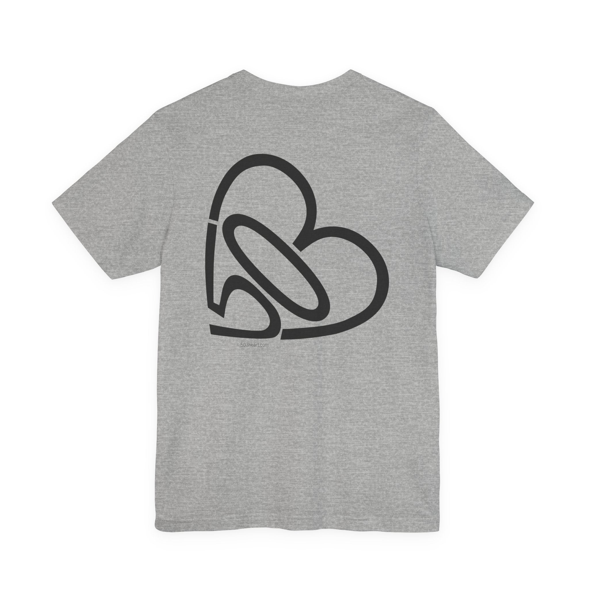 Unisex "NOPE" + 503heart — Portland No Kings Protest Tee — Tilt Back