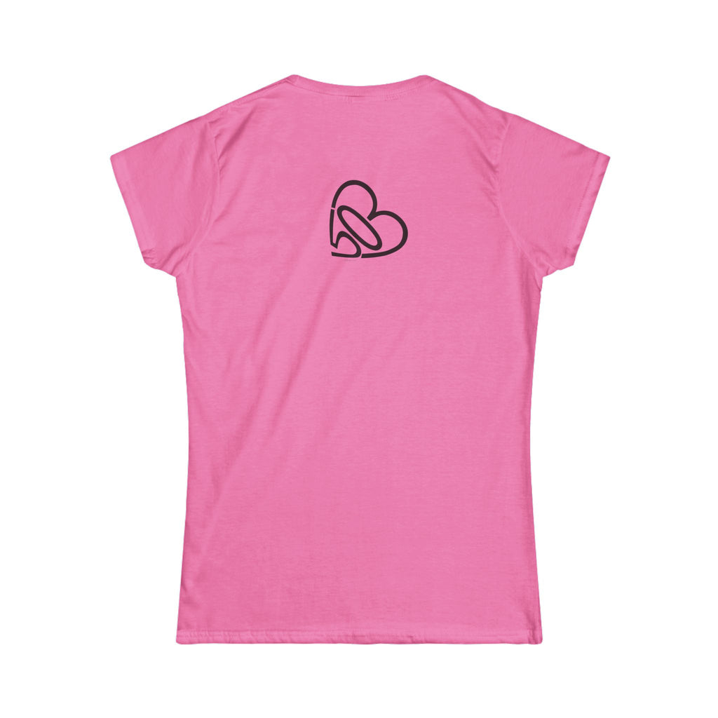 Women's Squatch Tee with 503heart — Soft Ringspun Cotton Portland Squatch Shirt — Tilt Back