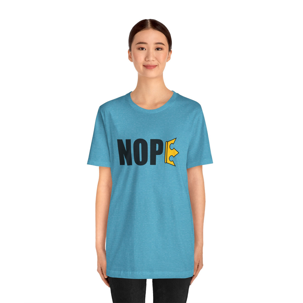 Unisex "NOPE" + 503heart — Portland No Kings Protest Tee — Tilt Back