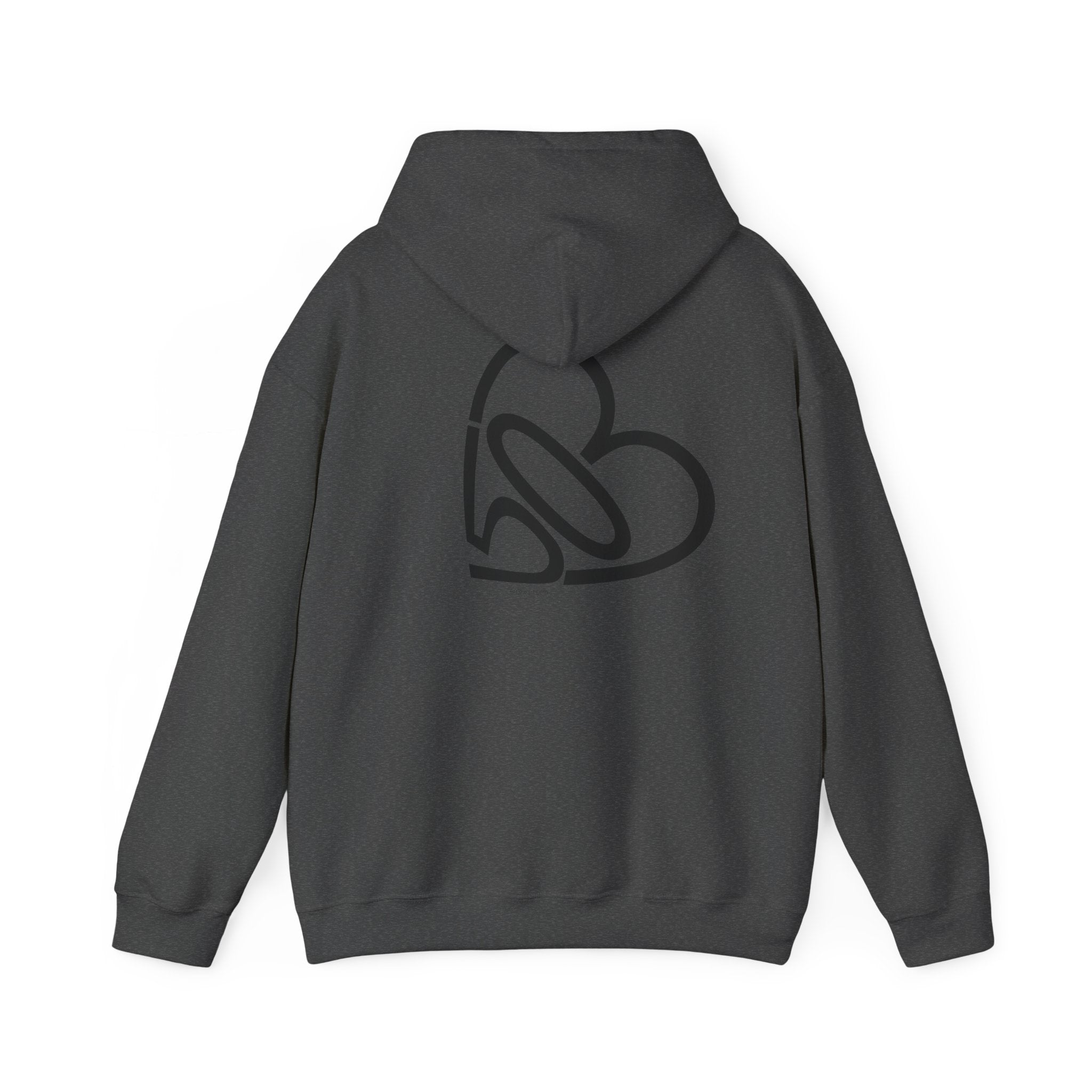 Unisex RESIST + 503heart Hoodie — Solidarity & Love PDX Pullover — Full Back