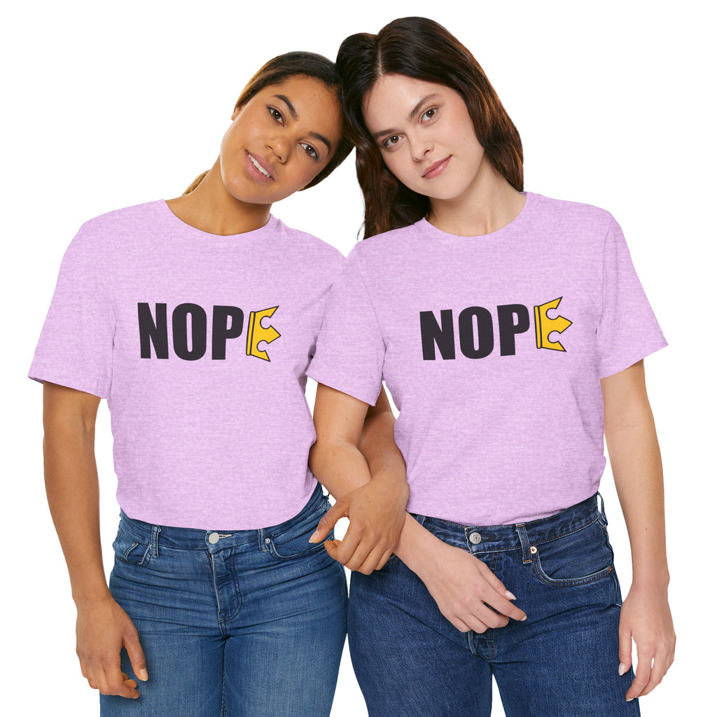 Unisex "NOPE" + 503heart — Portland No Kings Protest Tee — Tilt Back