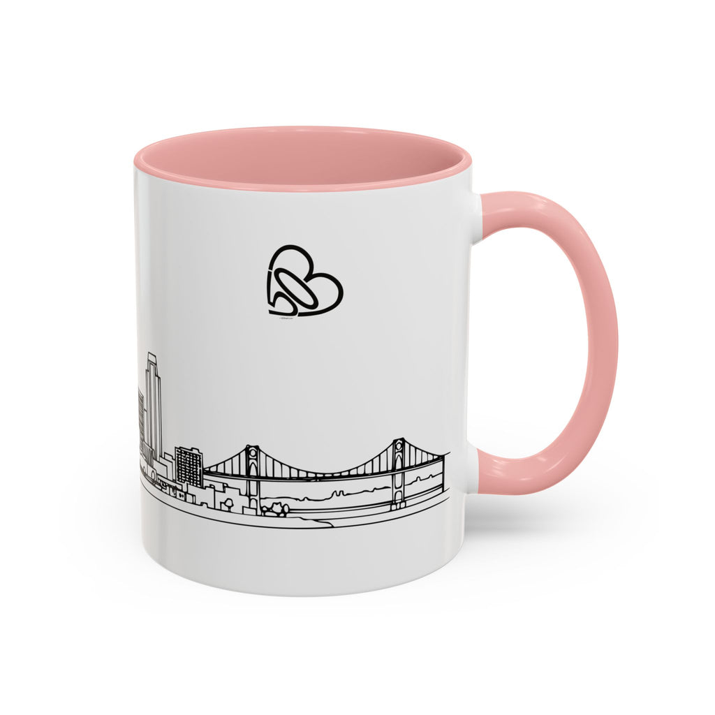 Portland City Skyline Coffee Mug — Minimalist Mug — Tilt