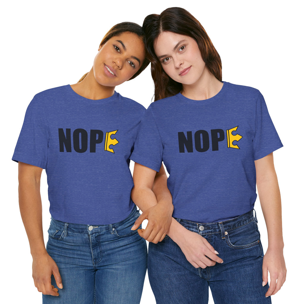 Unisex "NOPE" + 503heart — Portland No Kings Protest Tee — Tilt Back