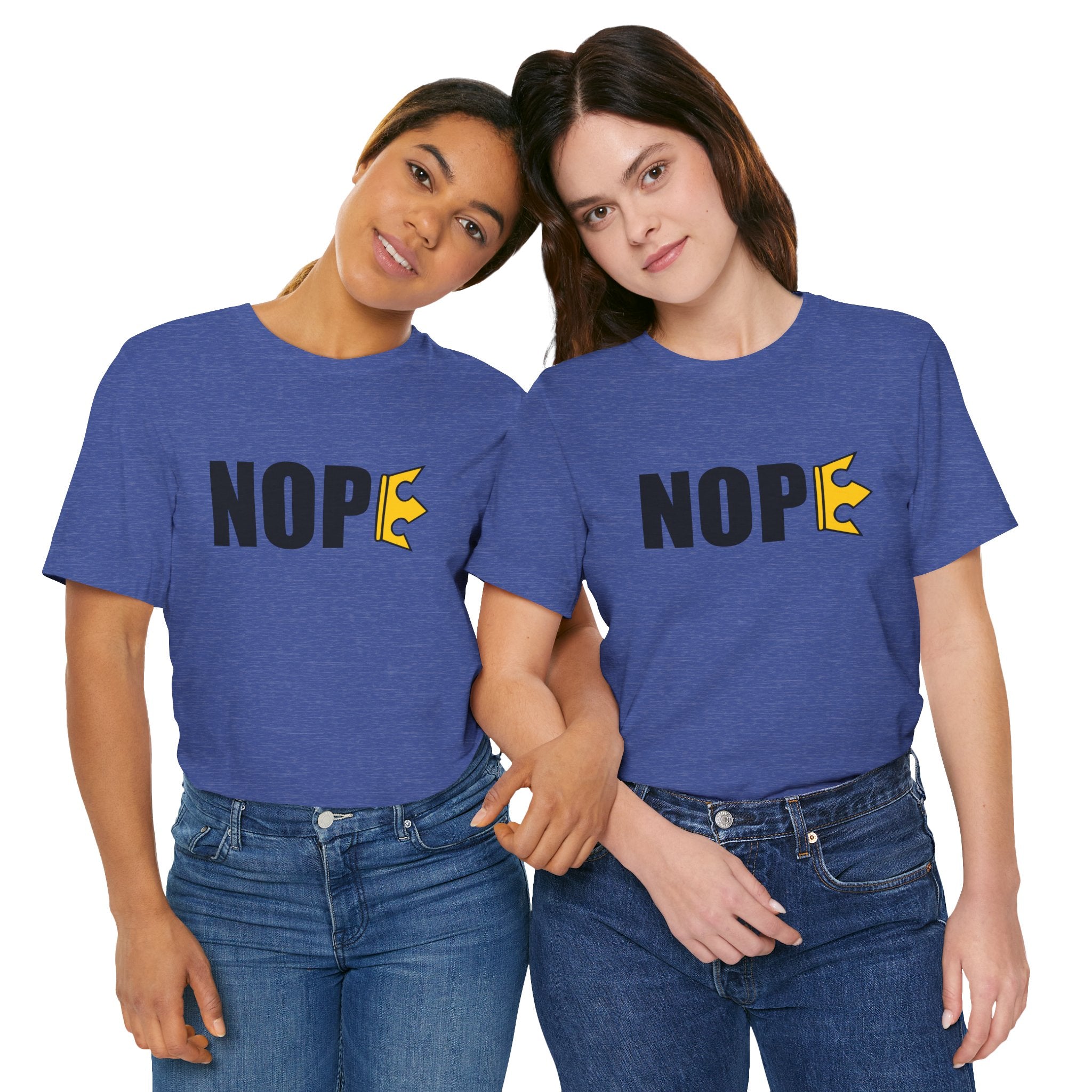 Unisex "NOPE" + 503heart — Portland No Kings Protest Tee — Tilt Back