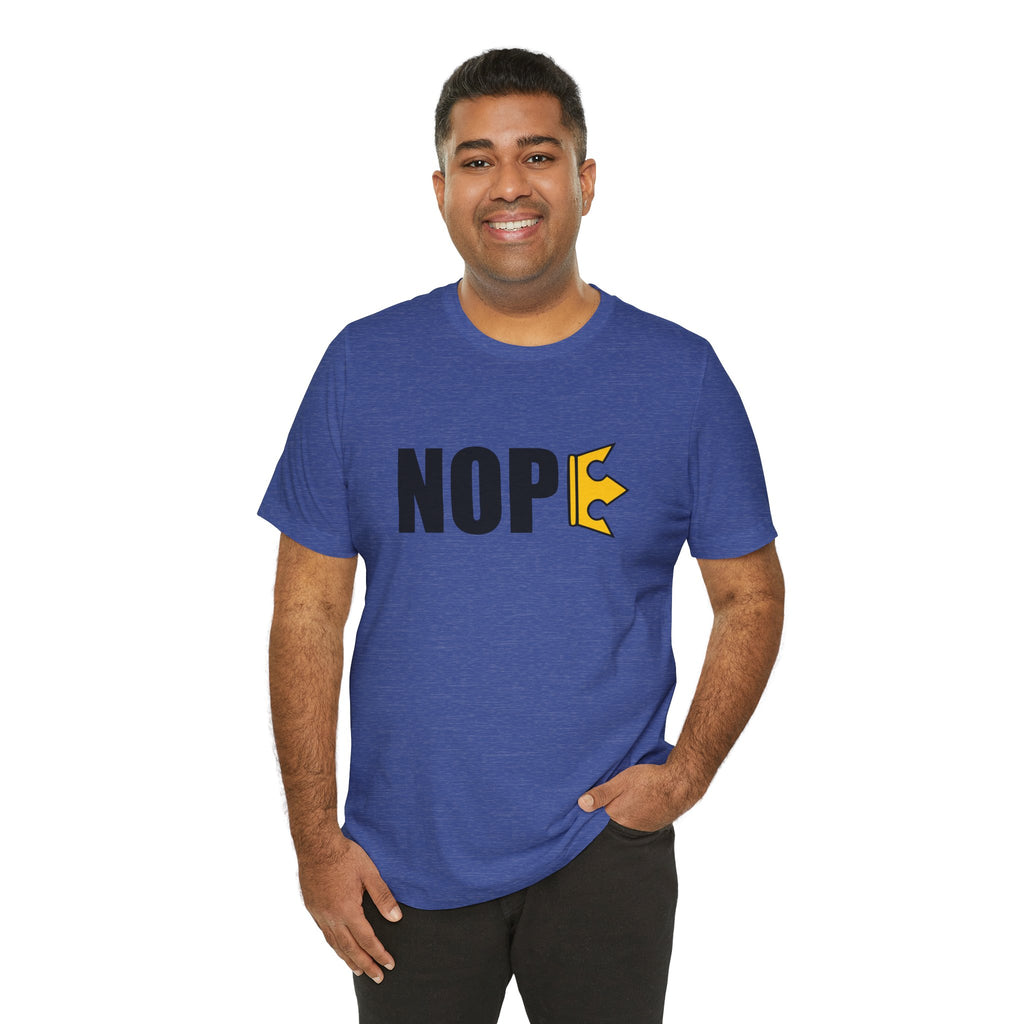 Unisex "NOPE" + 503heart — Portland No Kings Protest Tee — Tilt Back