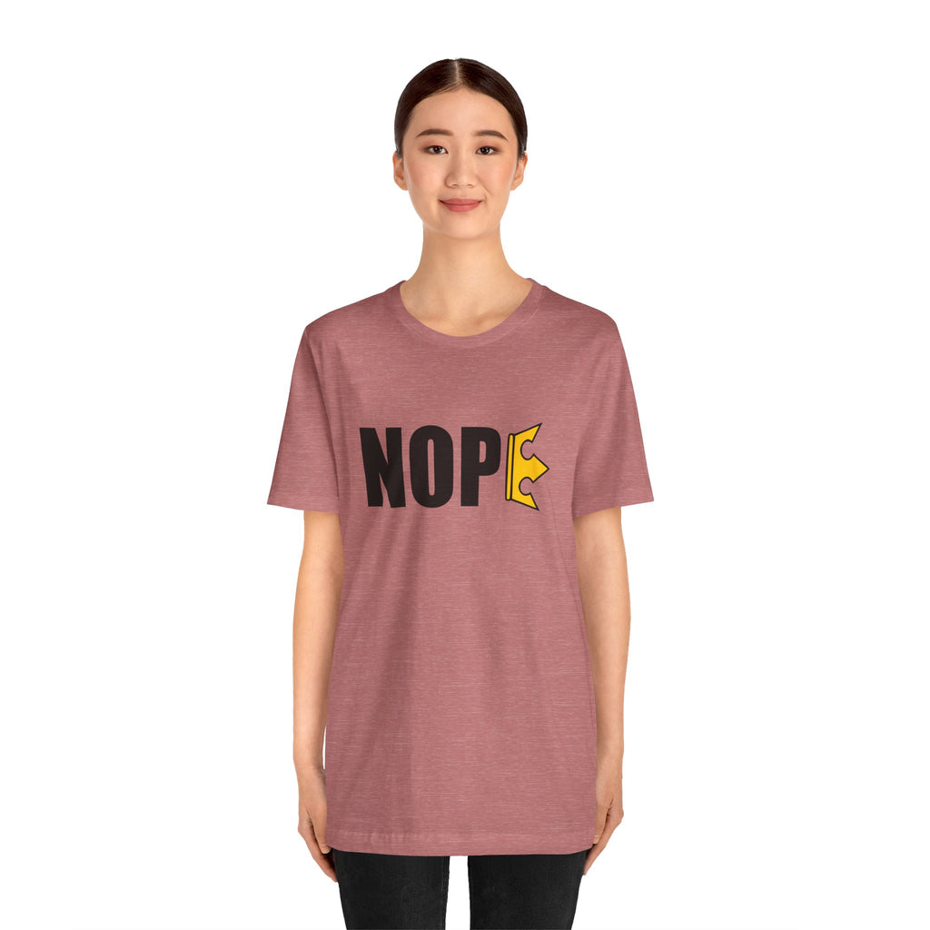 Unisex "NOPE" + 503heart — Portland No Kings Protest Tee — Tilt Back