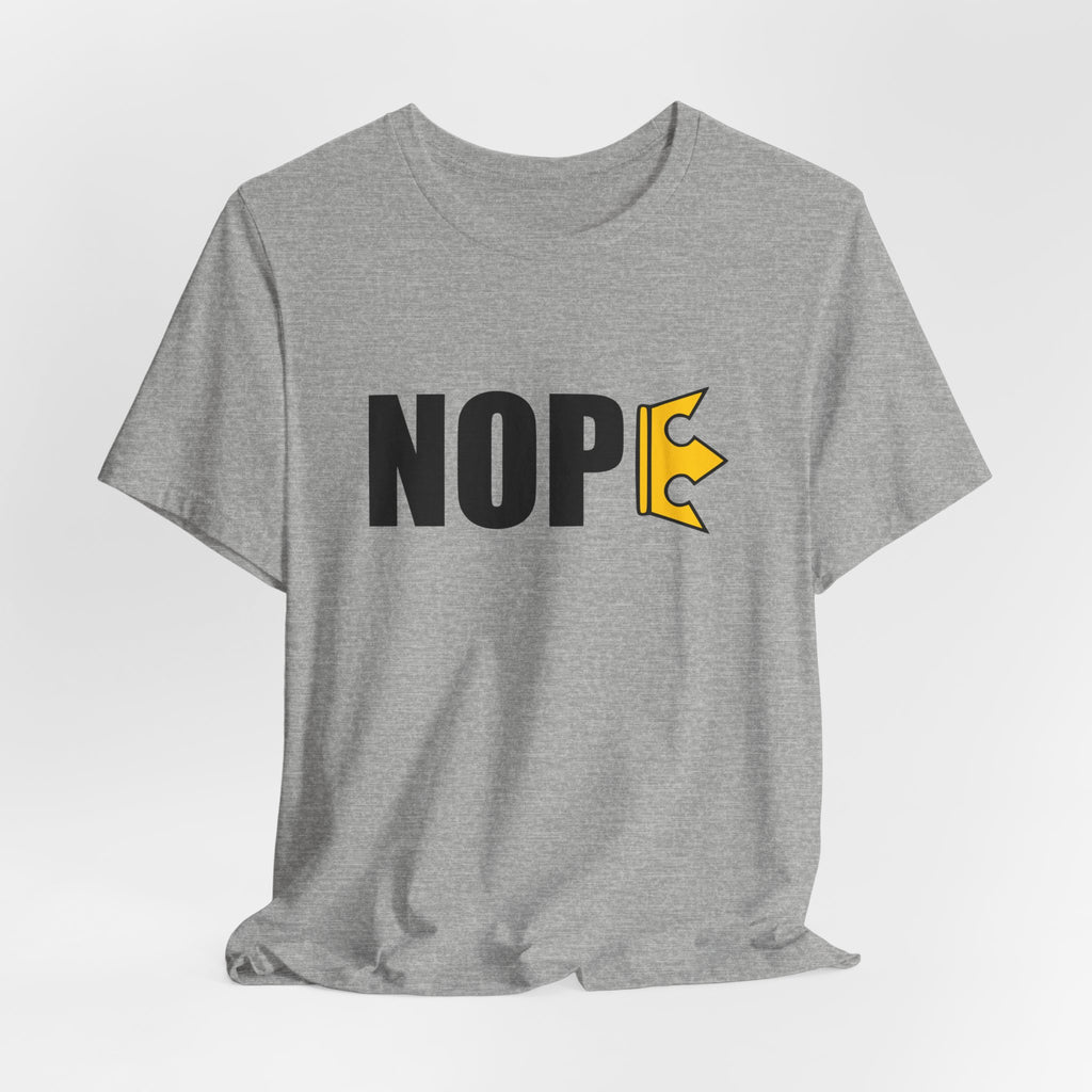 Unisex "NOPE" + 503heart — Portland No Kings Protest Tee — Tilt Back