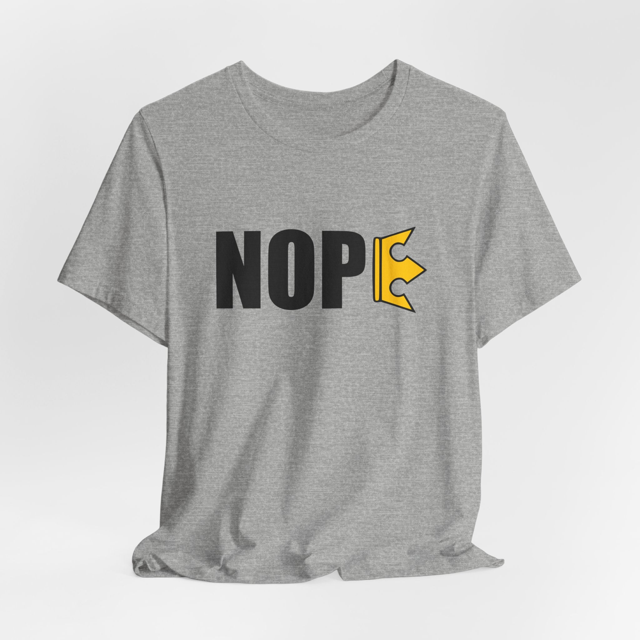Unisex "NOPE" + 503heart — Portland No Kings Protest Tee — Tilt Back