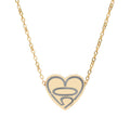 503heart Pendant Necklace — Engraved PDX Love Charm — Full