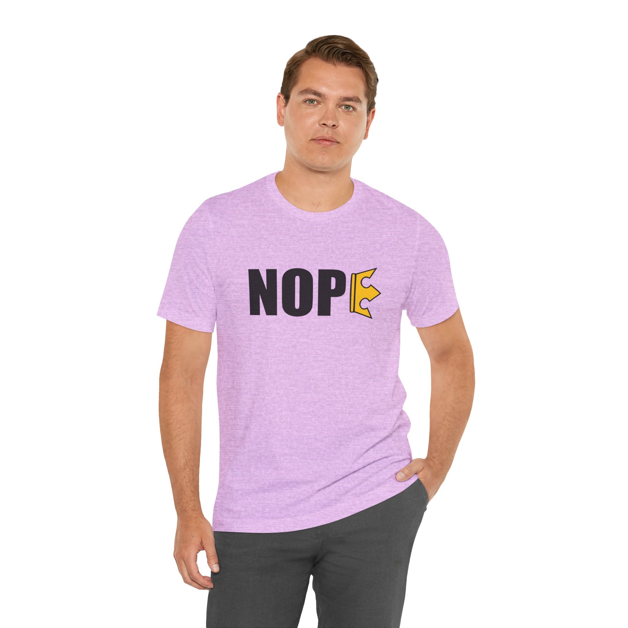 Unisex "NOPE" + 503heart — Portland No Kings Protest Tee — Tilt Back