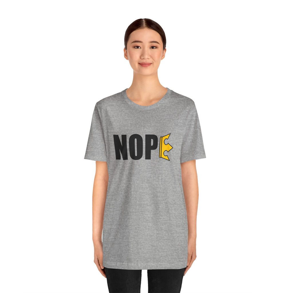 Unisex "NOPE" + 503heart — Portland No Kings Protest Tee — Tilt Back