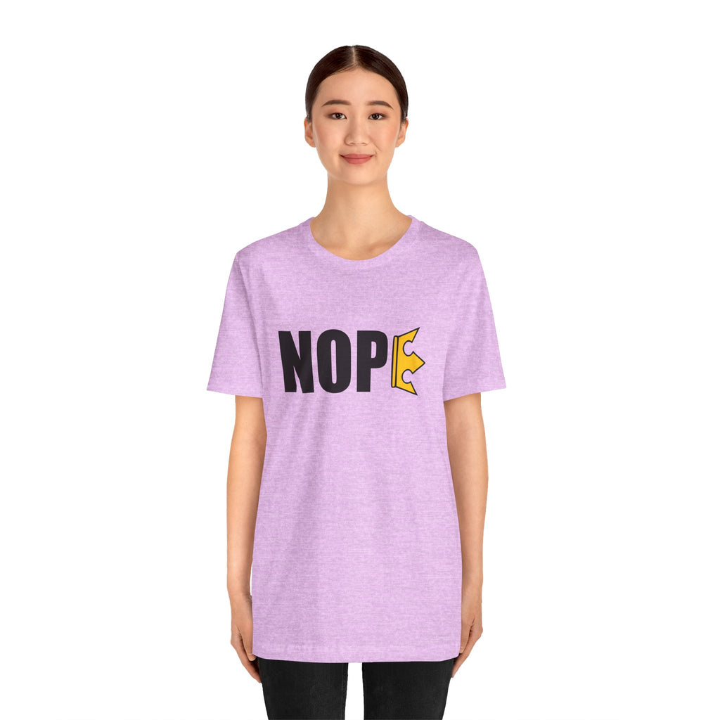 Unisex "NOPE" + 503heart — Portland No Kings Protest Tee — Tilt Back