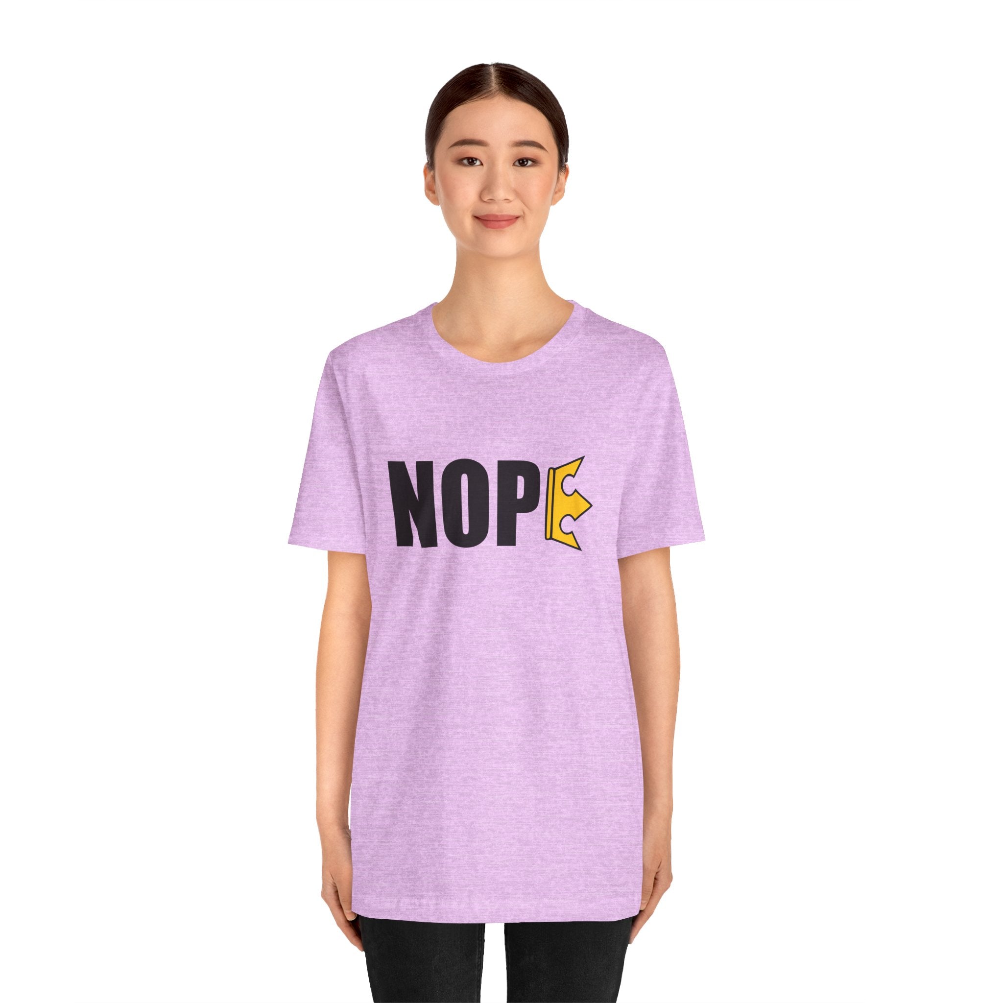 Unisex "NOPE" + 503heart — Portland No Kings Protest Tee — Tilt Back